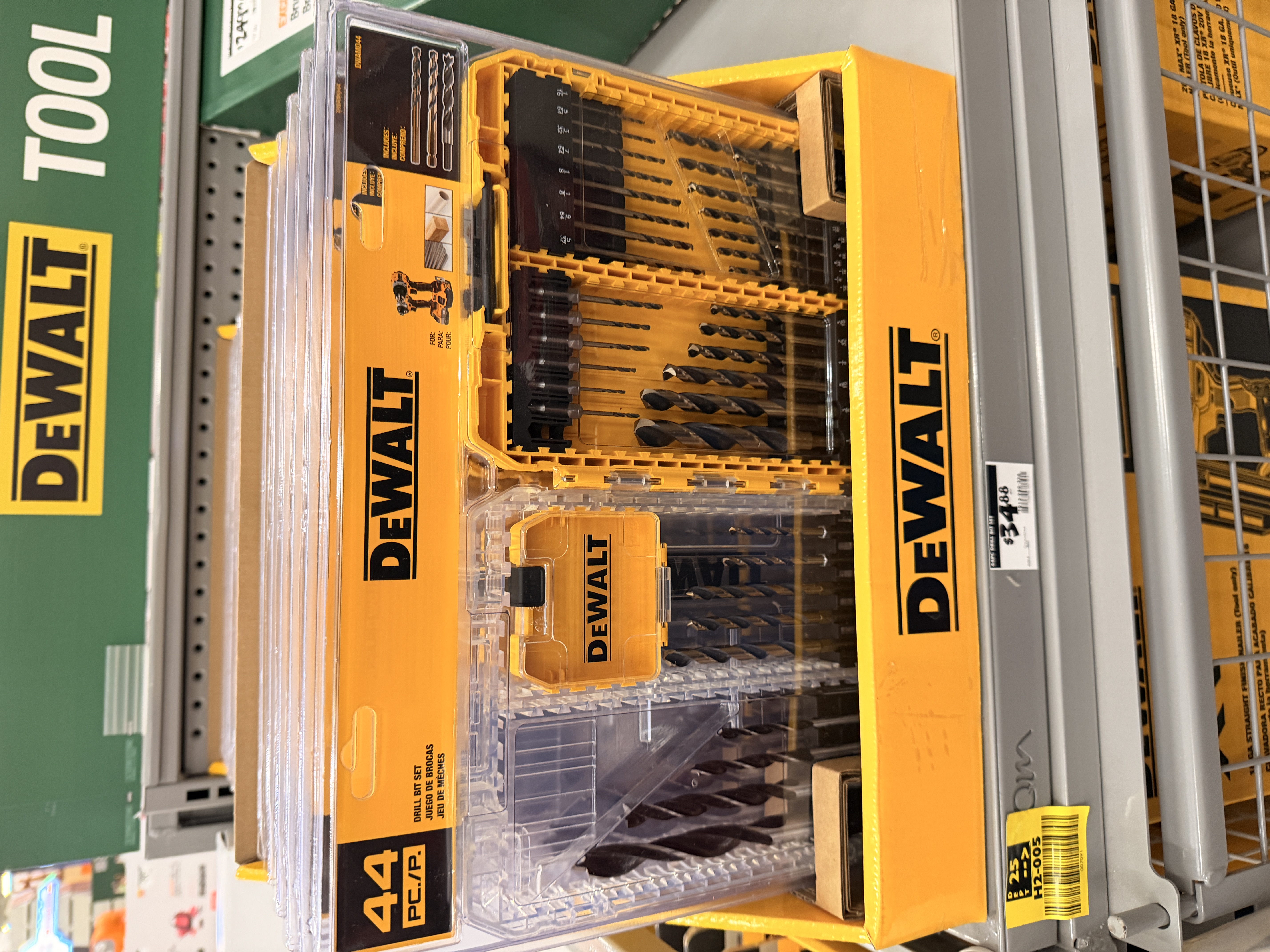 Dewalt 44 PC drillbit set